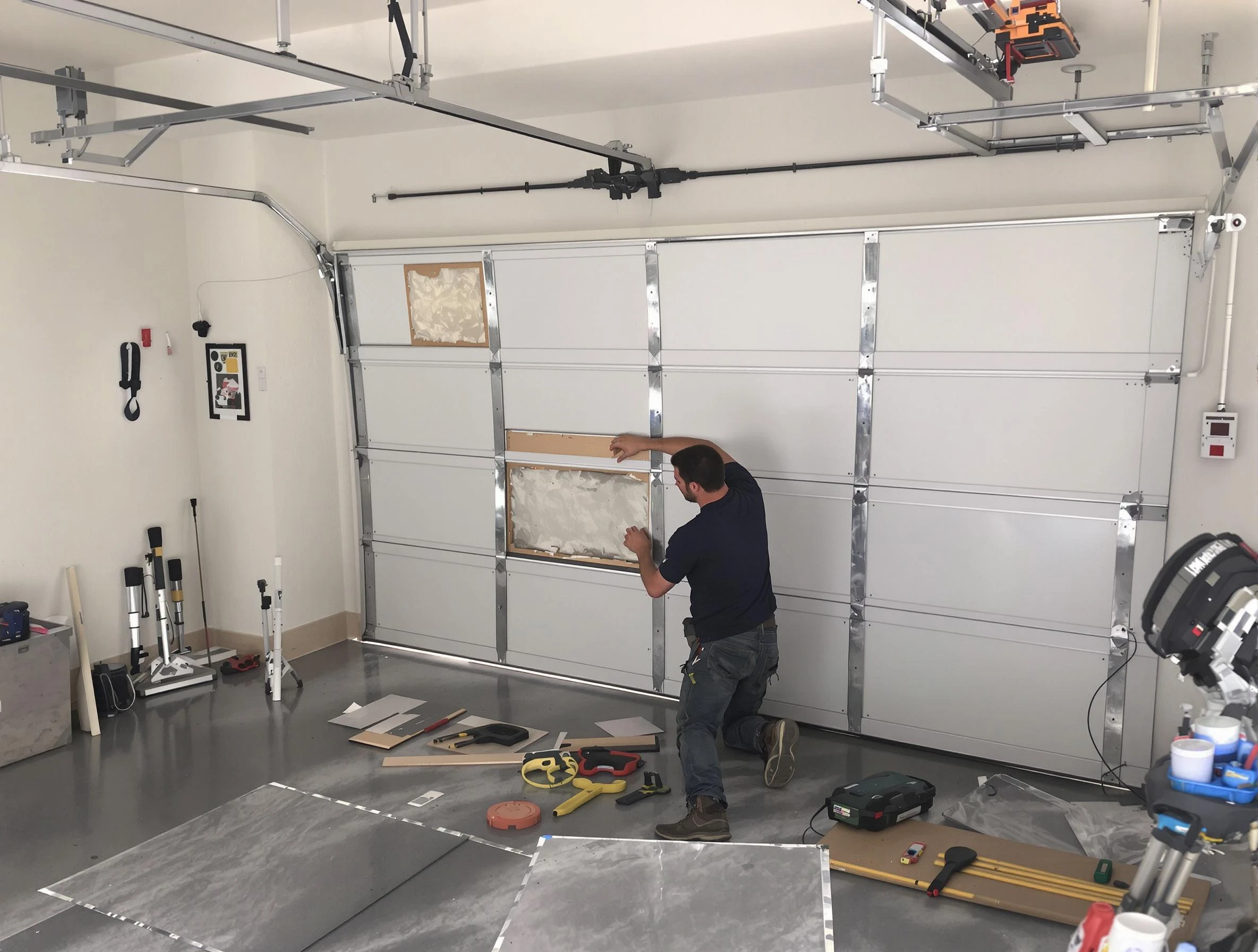 Garage Door Panel Repair in Stafford Courthouse