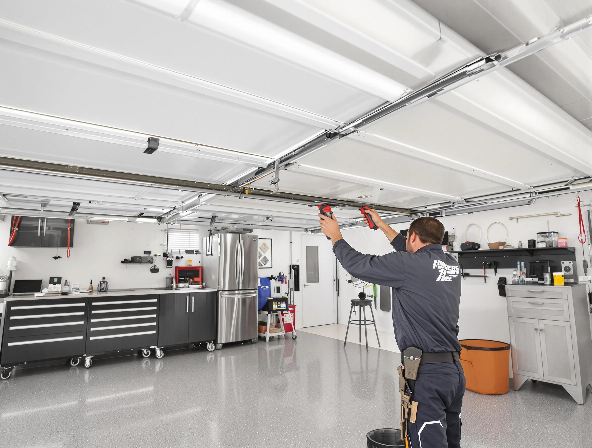 Overhead garage door repair service by Stafford Courthouse Garage Door Repair in Stafford Courthouse
